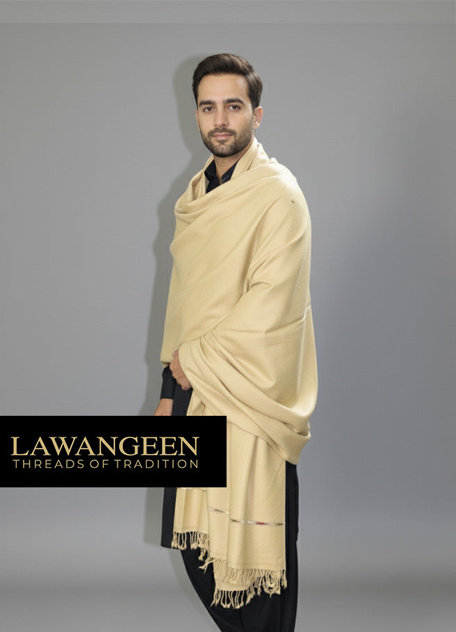swati 100% pure wool shawl for men