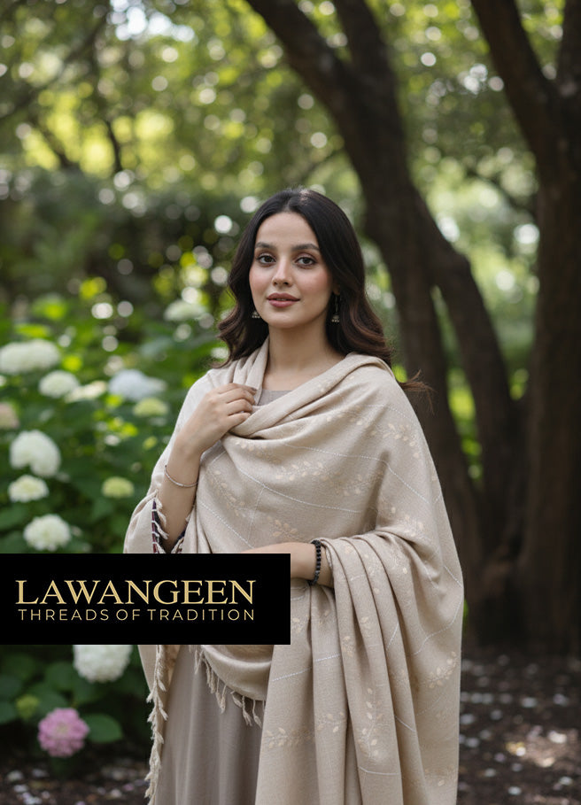 Pure Pashmina Shawl | Handcrafted Embroidery | Timeless Elegance