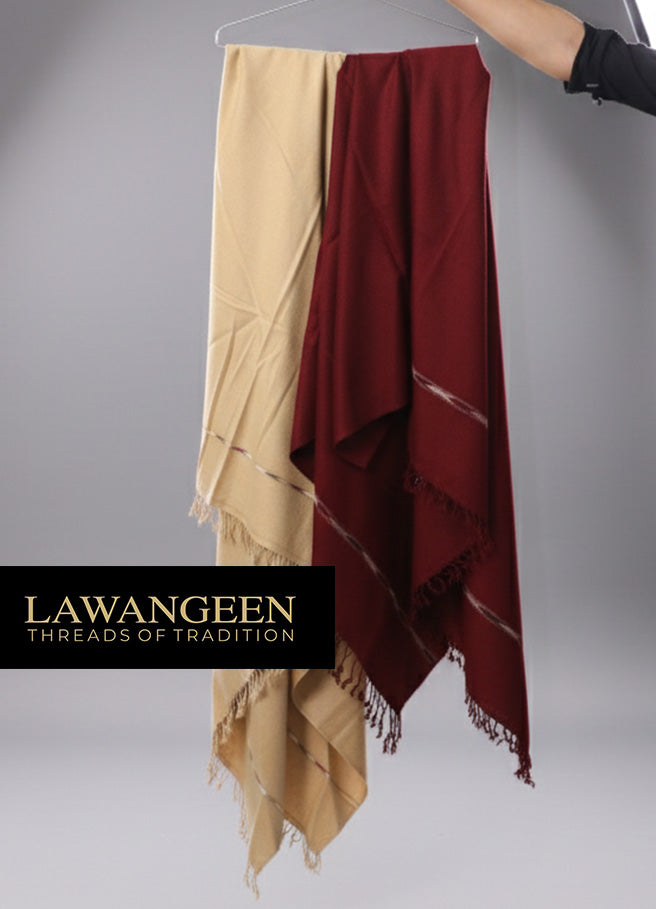 swati 100% pure wool shawl for men